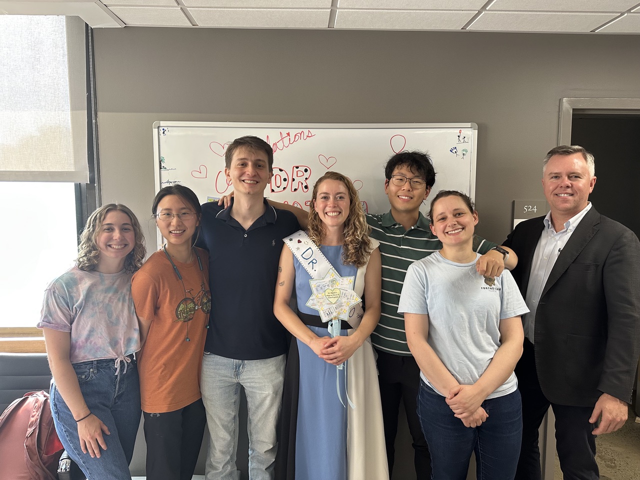 Lab photo at defense